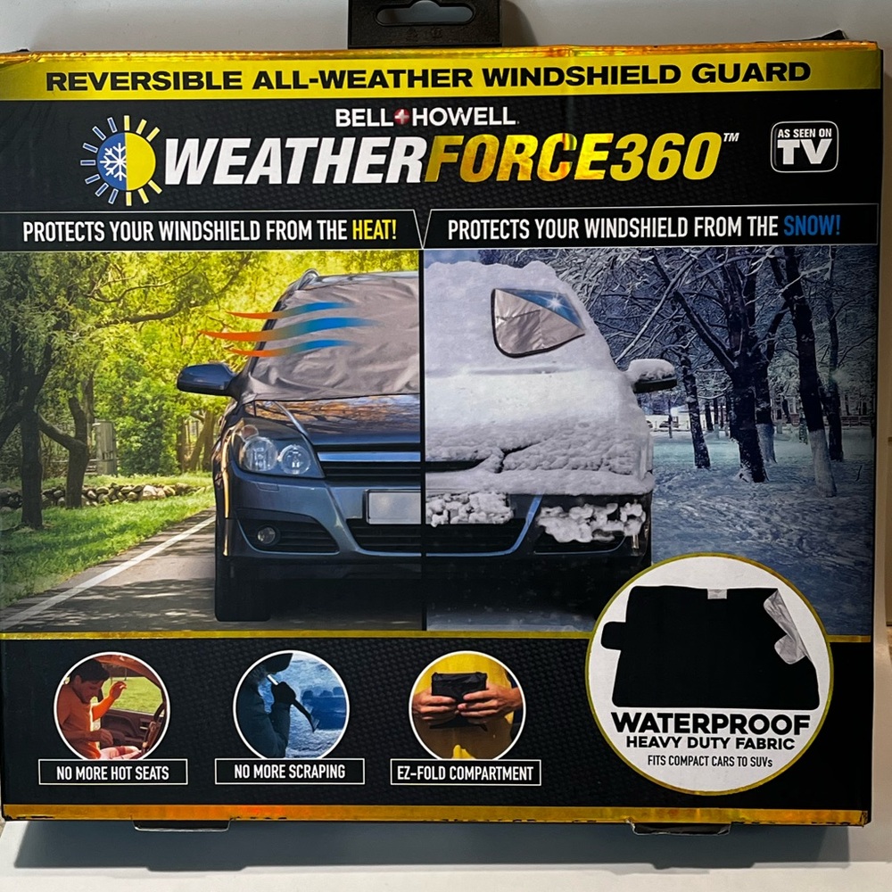 Bell & Howell WeatherForce360 Windshield Guard •NWT